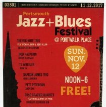 Portsmouth Jazz and Blues Festival, November 12, 2017 [poster]